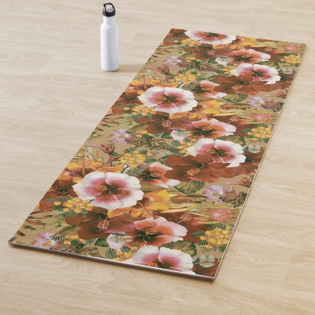 Vintage tropische Blutungen Yogamatte (Beispiel)