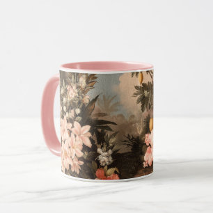 Vintage-Tropisches Paradies mit Palmen Tasse