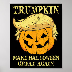 Vintage Trumpkin macht Halloween wieder großartig Poster