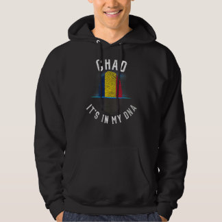 Vintage Tschad-Fahne in meinem DNA-Chadian Hoodie