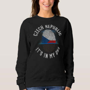 Vintage tschechische Flagge in meiner DNA Sweatshirt