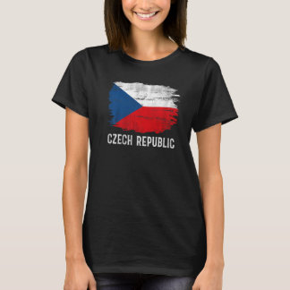 Vintage tschechische Flagge T-Shirt