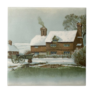 Vintage-Tudor-Landhaus Fliese