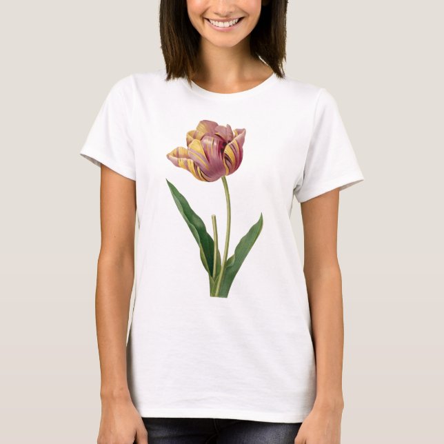 Vintage Tulip Pastelle T-Shirt (Vorderseite)