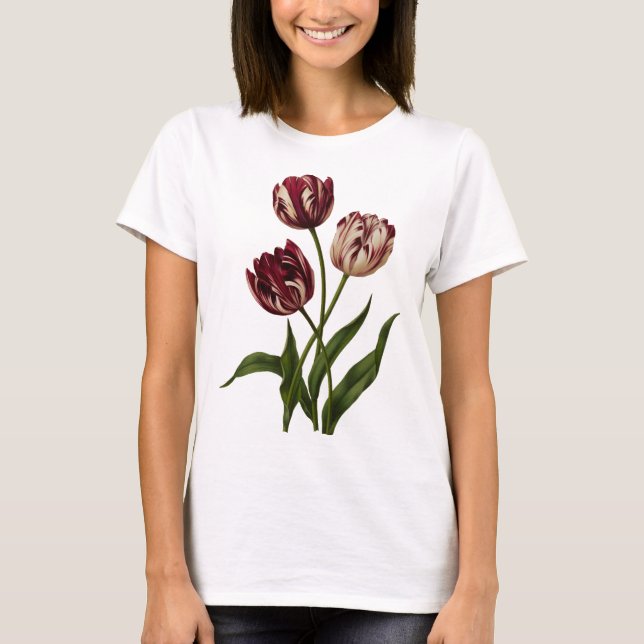 Vintage Tulips T-Shirt (Vorderseite)