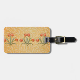 Vintage-Tulpen-Morris-Malerei-Kollektion Gepäckanhänger