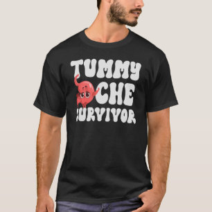Vintage TUMMY ACHE SURVIVOR Magenverstimmung IBS   T-Shirt