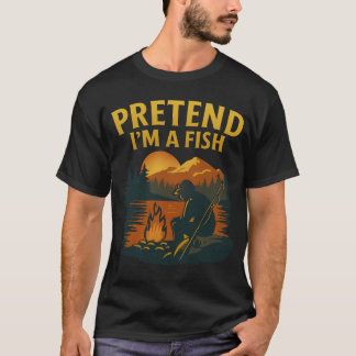 Vintage Tun Wir Mal So Als Wär Ich Ein Fisch Lusti T-Shirt