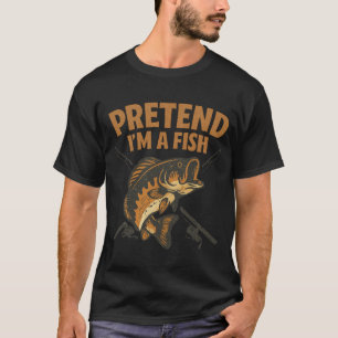 Vintage Tun Wir So Als Ob Ich Ein Fisch Wäre Lusti T-Shirt