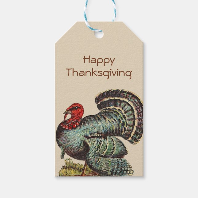 Vintage Türkei Geschenkanhänger (Vorderseite)