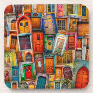 Vintage Türverkleidung Einzigartig Getränkeuntersetzer