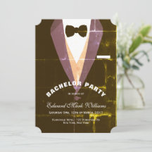 Vintage Tuxedo Bachelor Party