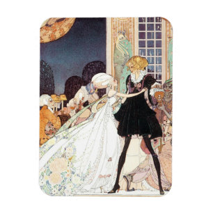 Vintage Twelve tanzende Prinzessinnen von Kay Niel Magnet
