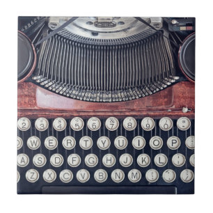 Vintage Typewriter Fliese