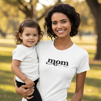 Vintage Typografie-Mama im Retro-Stil etabliert T-Shirt