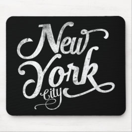 Vintage Typografie New York City Mousepad