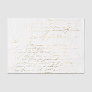 Vintage Typografie Seidenpapier