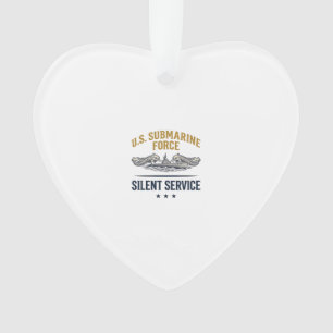 Vintage U-Boot-Streitkräfte Stiller Dienst Vektor  Ornament