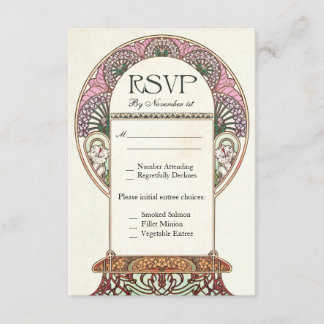 Vintage UAWG Wedding Cards I RSVP Karte