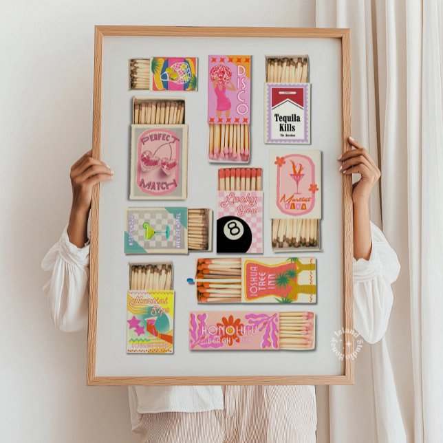 Vintage Übereinstimmung Poster (Von Creator hochgeladen)