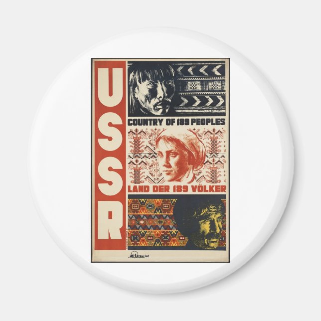 Vintage UdSSR Magnet (Vorne)