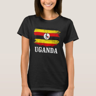 Vintage-Uganda-Flagge für Ugander T-Shirt