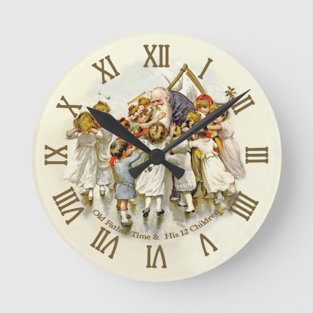 Vintage Uhr alter Vater (Vorderseite)