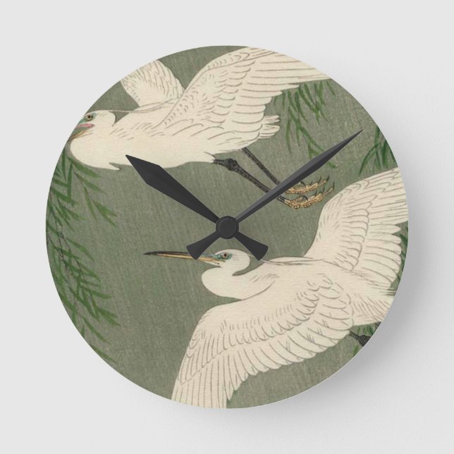 Vintage Uhr der Weißen Birne (Vorderseite)