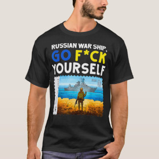 Vintage Ukraine - Flaggenstaat der Briefmarke in d T-Shirt