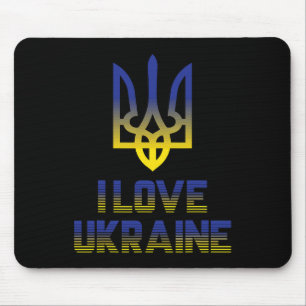 Vintage Ukraine Ukrainische Flagge Stolz 5  Mousepad