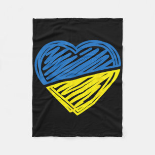 Vintage Ukraine Ukrainische Flagge Stolz Ukraine-F Fleecedecke