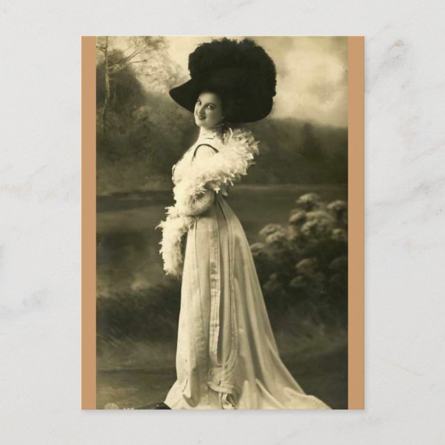 Vintage und Postkarte (Vorderseite)