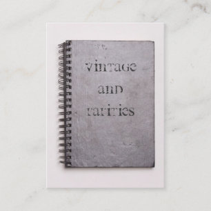 Vintage- und Raritäten-Geschäftskarte Visitenkarte