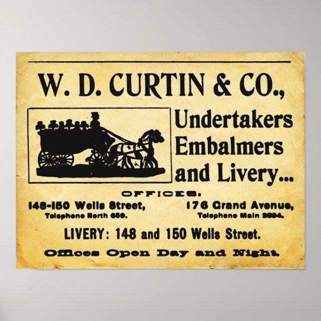 Vintage Unders - Embalmer Poster (Devant)