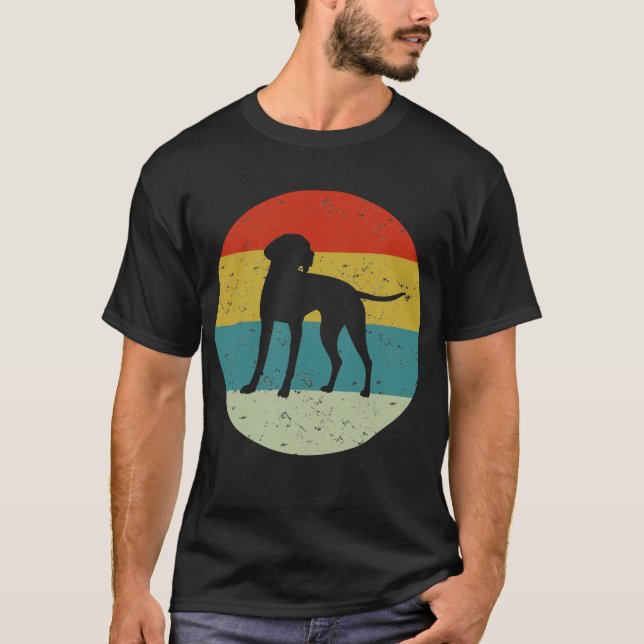 Vintage ungarische Vizsla T-Shirt (Vorderseite)