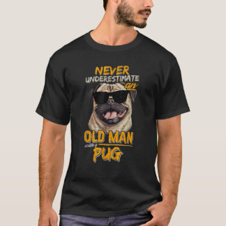 Vintage - Unterschätze niemals einen alten Mann mi T-Shirt