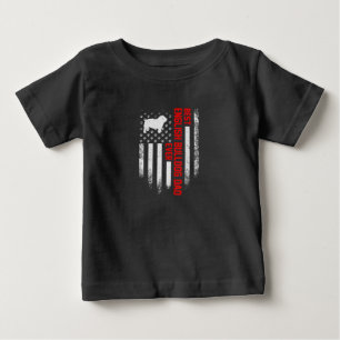 Vintage US-amerikanische Flagge Best English Bulld Baby T-shirt
