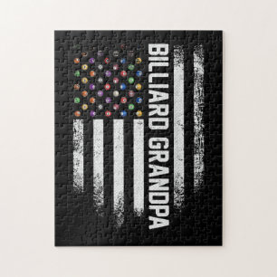 Vintage US-amerikanische Flagge Billiard Großvate