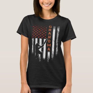 Vintage US-amerikanische Flagge Proud Cricket Gran T-Shirt