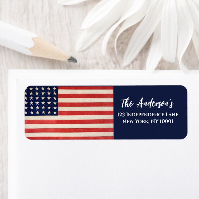 Vintage US Flagge - amerikanische Flagge (Insitu)