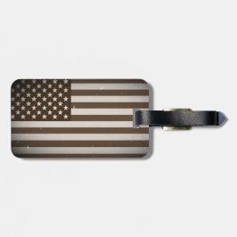 Vintage US-Flagge Gepäckanhänger