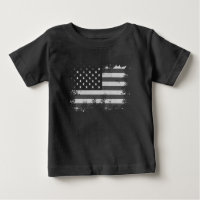 Vintage US-Flagge gestört 4. Juli Patriotic