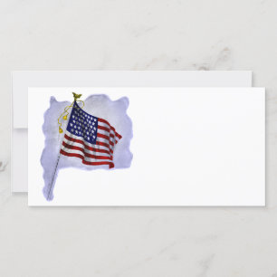 Vintage US-Flagge in patrouillischen Farben