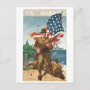 Vintage US Militärposter-Shirts, Karten, Geschenke Postkarte
