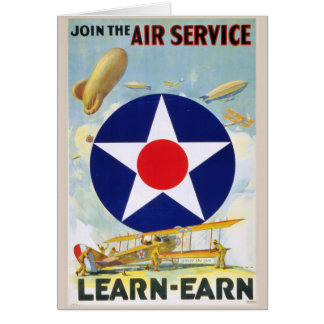 Vintage US schließen sich dem Fluglinienverkehr