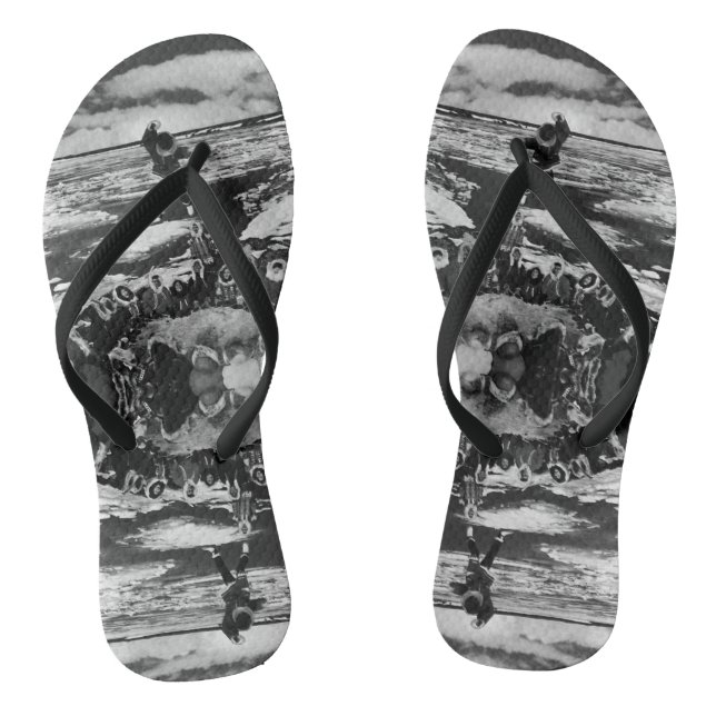 Vintage USA Alaska eskimo Decke werfen Flip Flops (Fußbett)