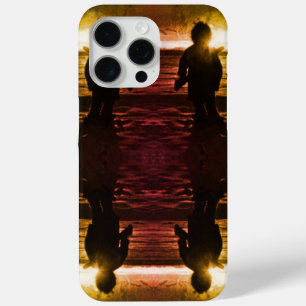 Vintage USA Alaska eskimo Jäger Sonnenuntergang Case-Mate iPhone Hülle