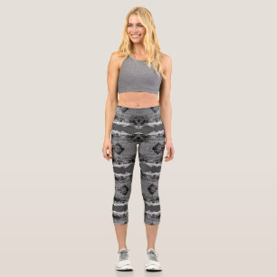 Vintage USA Alaska Gletscherbucht Nationaldenkmal Capri Leggings