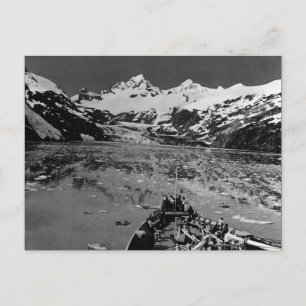 Vintage USA Alaska Gletscherbucht Nationaldenkmal Postkarte