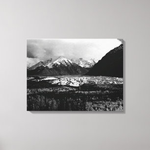 Vintage USA Alaska Matanuska Gletscher Leinwanddruck